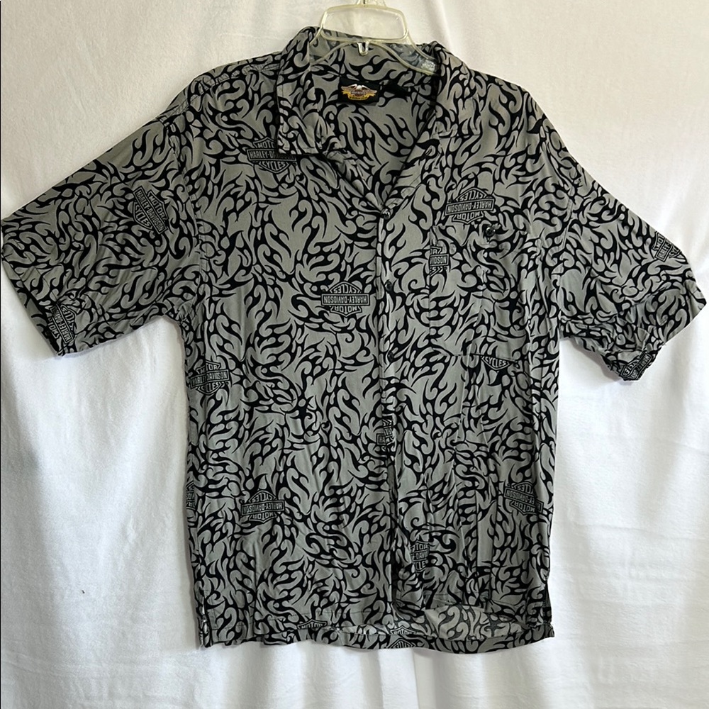 Men's Vintage Harley Davidson Dress Shirt